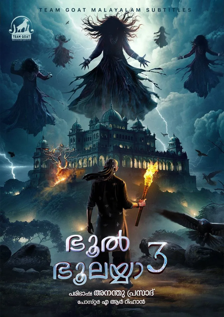 BHOOL BHULAIYAA 3 – ഭൂൽ ഭൂലയ്യാ 3 (2024) poster